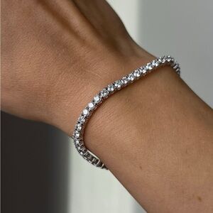925 Sterling Silver Tennis Bracelet